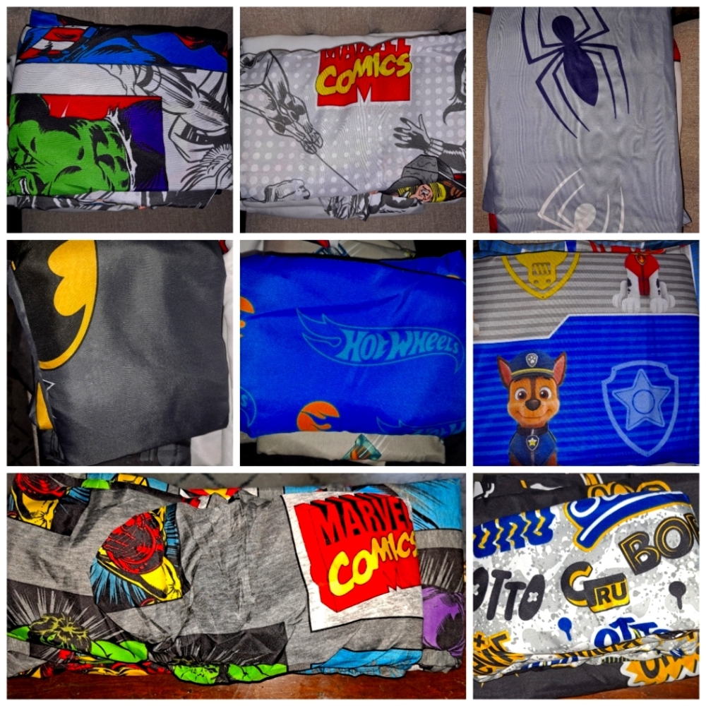 3twin sheets set,5flat sheets[no sham]